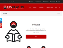 Tablet Screenshot of bigbeacon.org